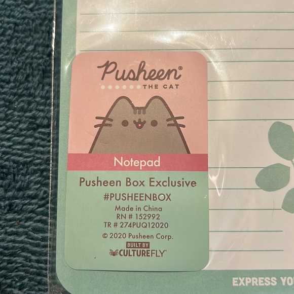 Pusheen box how I feel note pad - Picture 2 of 4